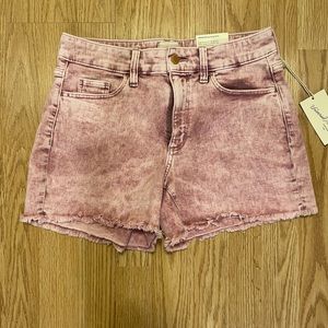 NWT Universal Thread Pink/purple Stone Washed High Rise Shorts